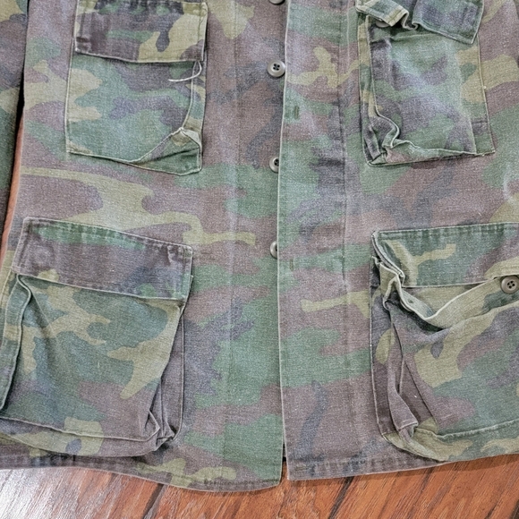 Vintage military style camouflage jacket - Picture 2 of 8